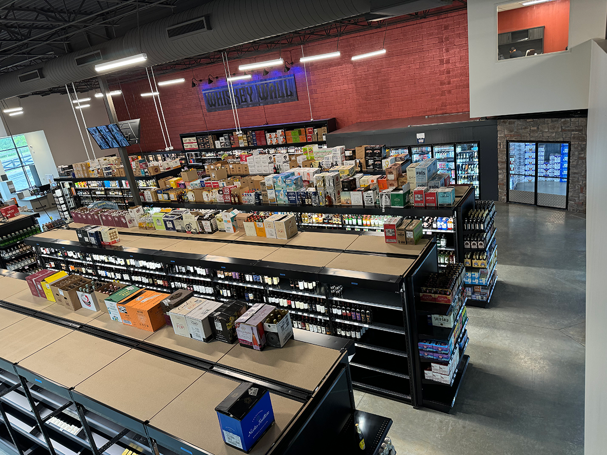 Completed Ridgewalk Bottle Shop interior