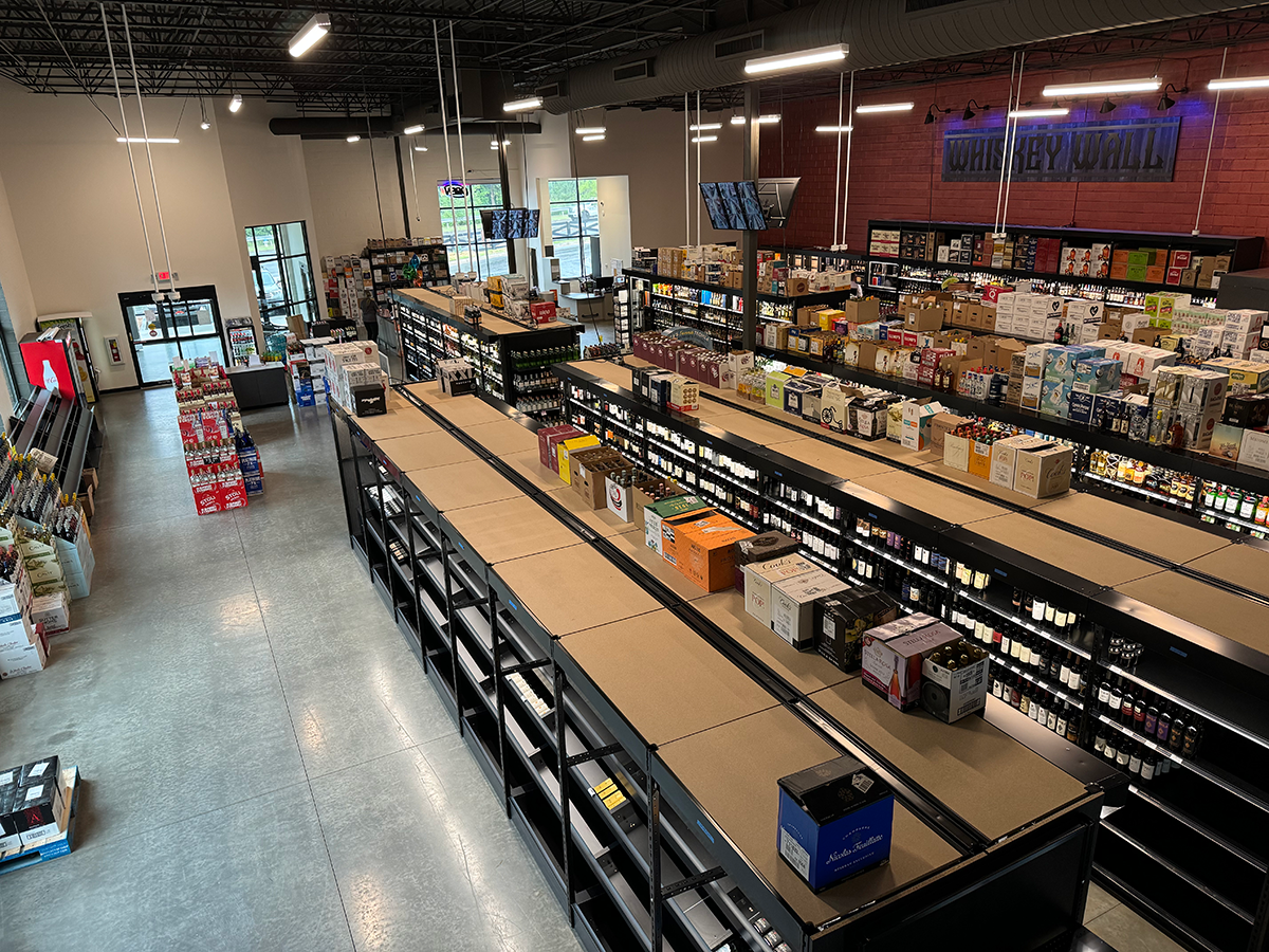 Completed Ridgewalk Bottle Shop interior