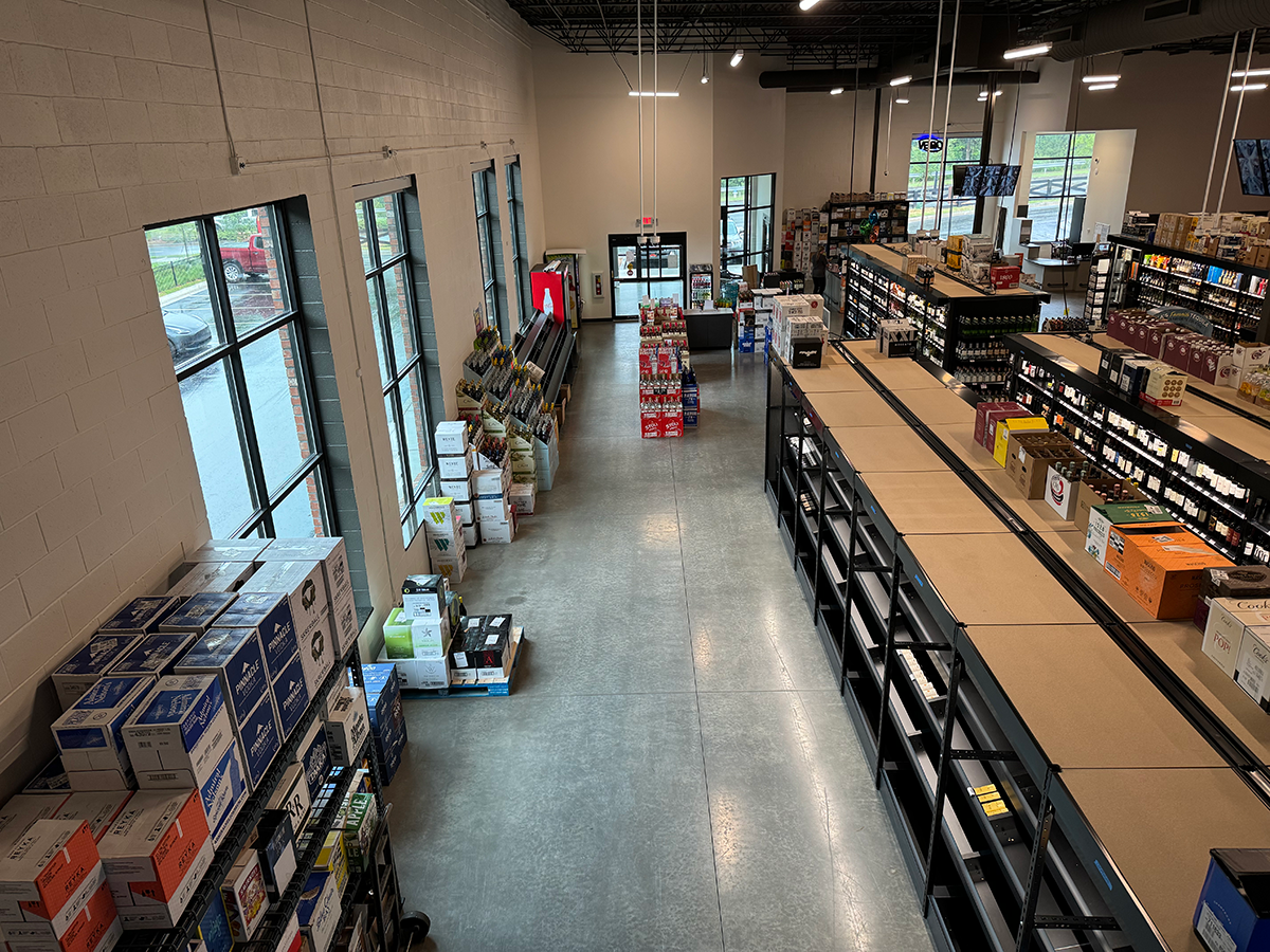 Completed Ridgewalk Bottle Shop interior